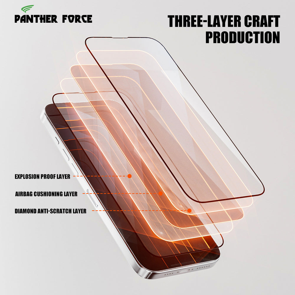 PANTHER FORCE ANTI-SHOCK SCREEN PROTECTOR WITH PRIVACY FOR iPHONE 16 PANTHER FORCE ANTI-SHOCK SCREEN PROTECTOR WITH PRIVACY FOR iPHONE 16